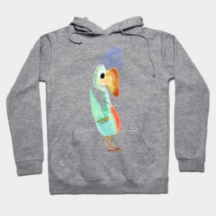 Blue-crested Dodo Hoodie